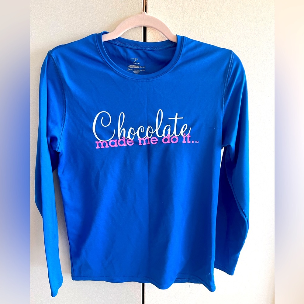 “Chocolate made me do it” Running Shirt